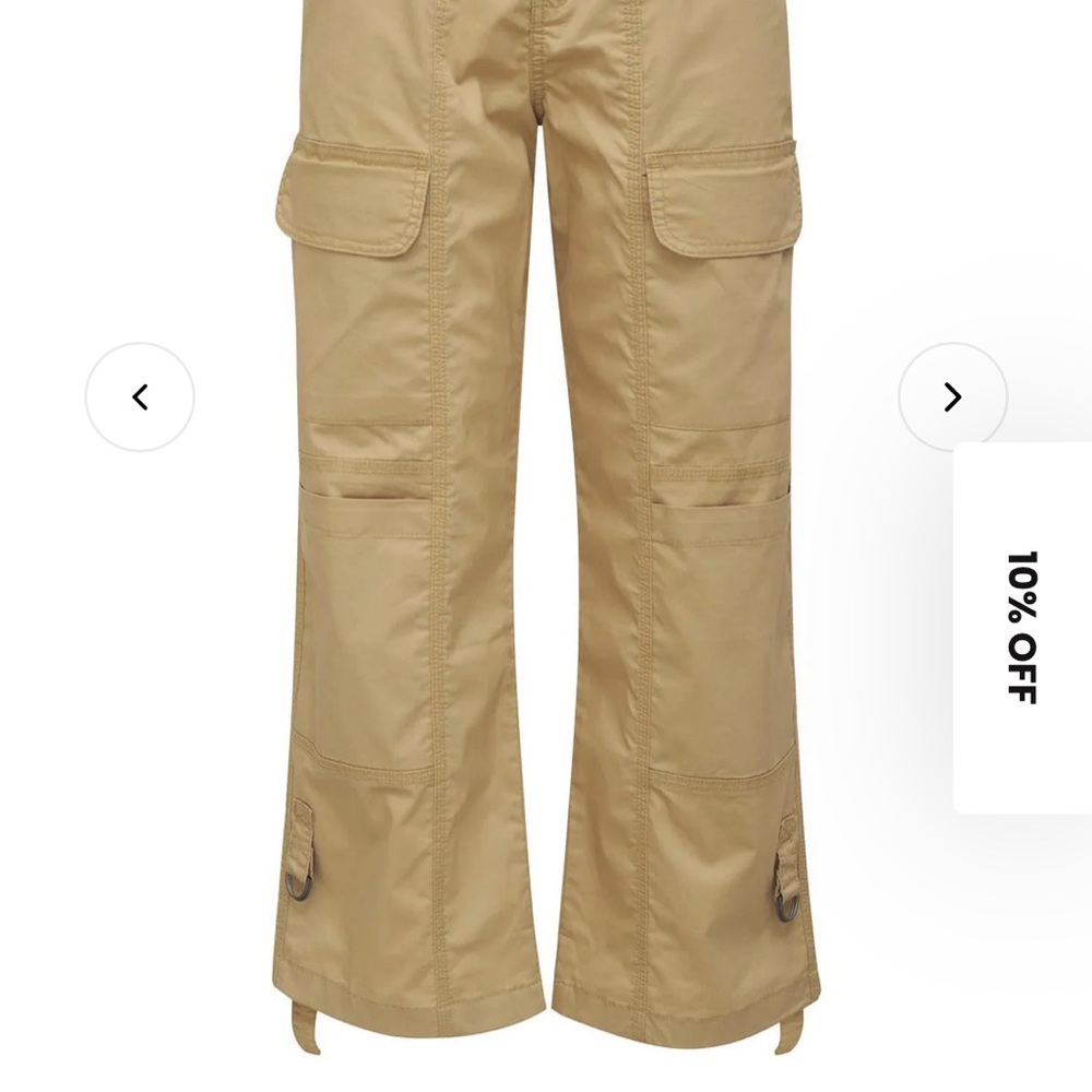 Sanctuary Women’s Beige Cali-Cargo Standard Rise Pants, Size 26 - Picture 3 of 13